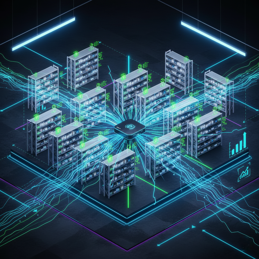 RFID 電子貨架系統可擴充管理多達16座貨架，展現高度擴充性