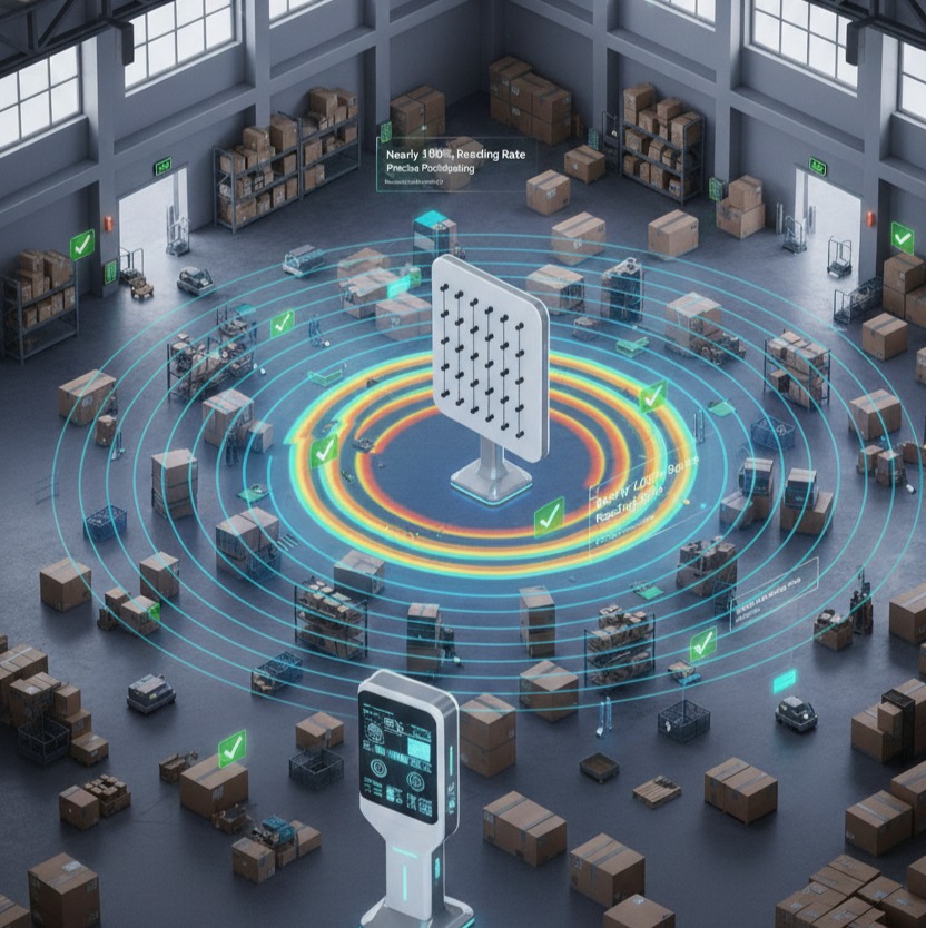 UHF-eRACK 系統的核心 - 自主研發的 RFID 專利天線技術